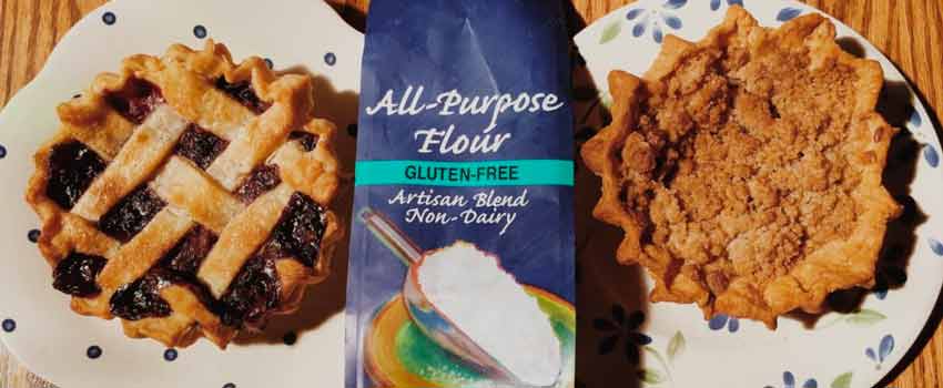 package of gluten free baking flour