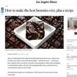 LA Times article about the Gourmandise School