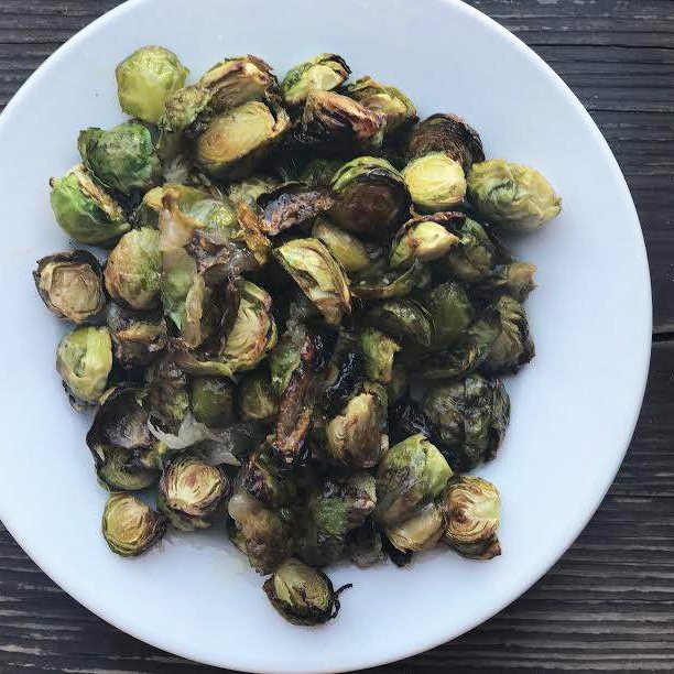 lemon shallot brussels sprouts