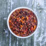 sweet potato chili - vegan
