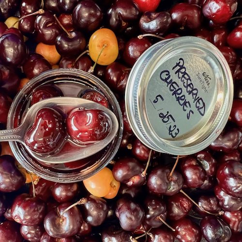 Preserved cherries recipe