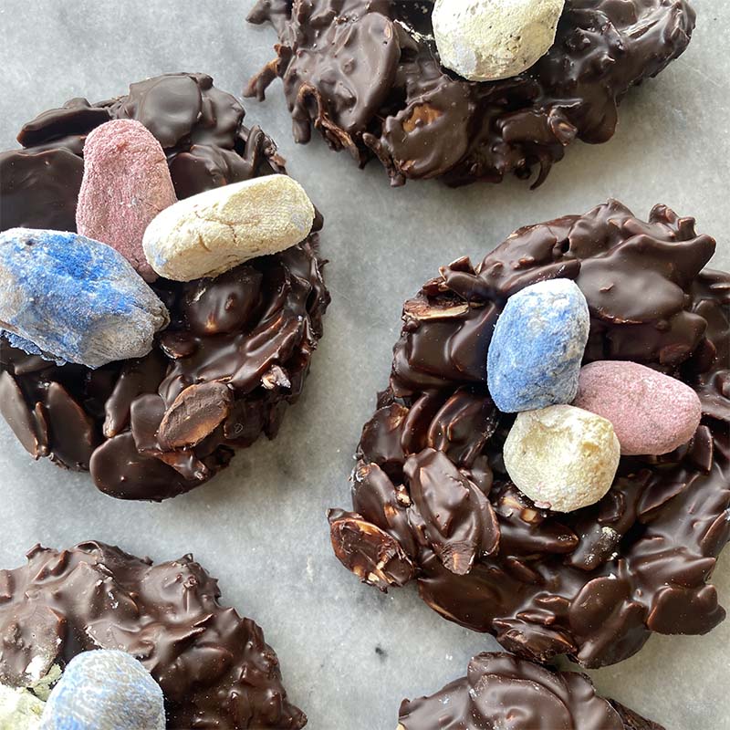 TCHO CHOCOLATE EASTER EGG NESTS
